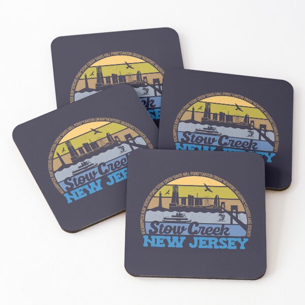 Item preview, Stow Creek New Jersey Sunset Retro Vintage Local Pride Logo designed and sold by CRHPOD20.