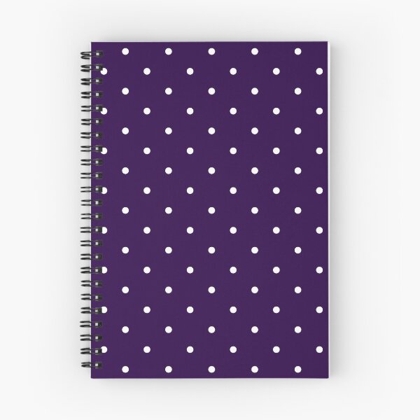 Artikelvorschau, Klassisches indigo-violettes und weißes Tupfenmuster – minimalistischer Retro-Stil entworfen und verkauft von DaisyHouse.
