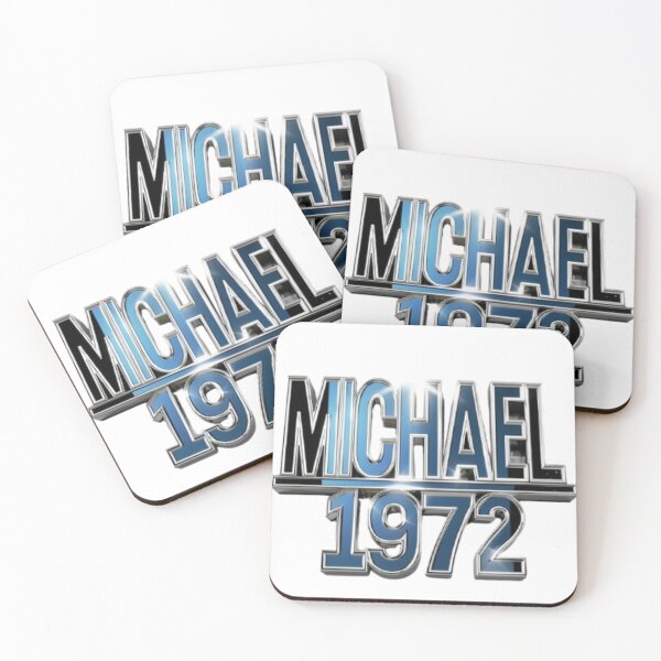 Item preview, Michael 1972 Retro Classic Birthday designed and sold by AlexLineArt.