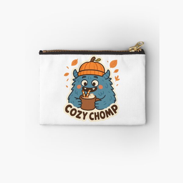 Item preview, Cozy Chomp — Fuzzy Monster with Hot Cocoa designed and sold by Cheerioza.