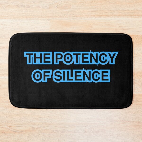 Item preview, The Potency of Silence – The Power of Stillness designed and sold by CalmDownZone ⭐️⭐️⭐️⭐️⭐️.