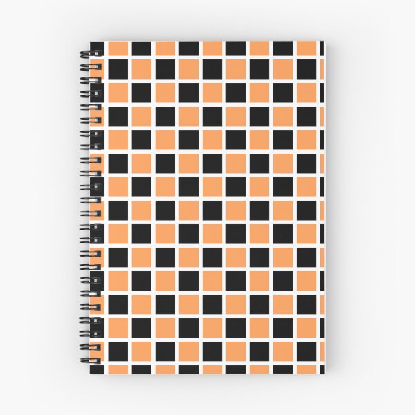 Item preview, Halloween Checkers Pattern (orange, black, white) designed and sold by BeJolley.