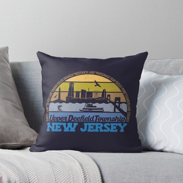 Item preview, Upper Deerfield Township New Jersey Sunset Retro Vintage Local Pride Logo designed and sold by CRHPOD20.