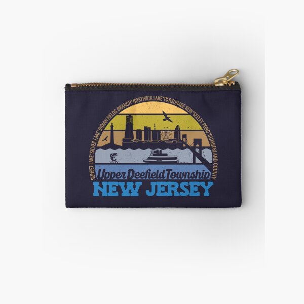 Item preview, Upper Deerfield Township New Jersey Sunset Retro Vintage Local Pride Logo designed and sold by CRHPOD20.