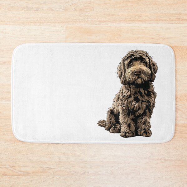 Item preview, Chocolate Cockapoo Dog Illustration designed and sold by whyitsme.
