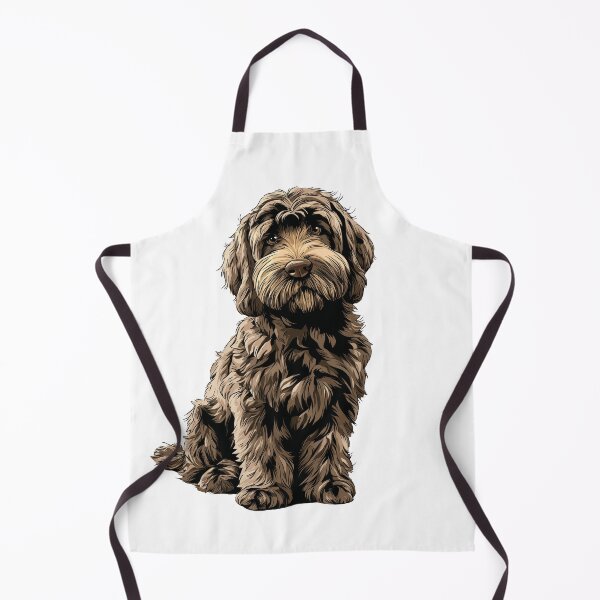 Item preview, Chocolate Cockapoo Dog Illustration designed and sold by whyitsme.