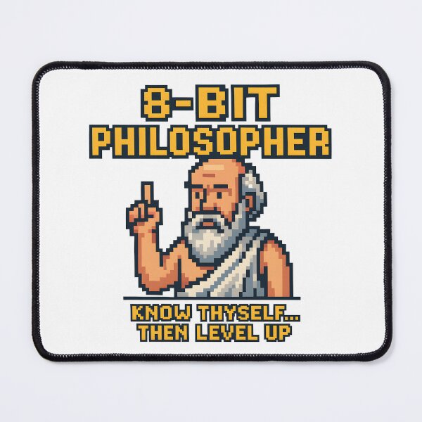 Item preview, 8-Bit Philosopher Know Thyself Gamer. designed and sold by The-T-In-Retro.