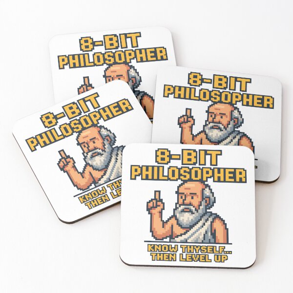 Item preview, 8-Bit Philosopher Know Thyself Gamer. designed and sold by The-T-In-Retro.
