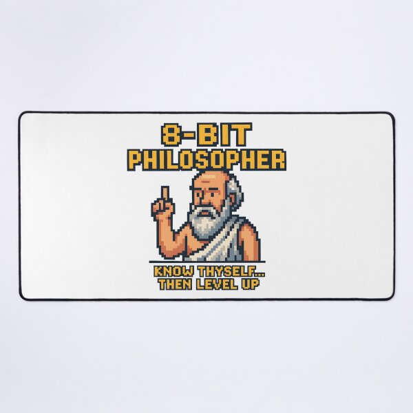 Item preview, 8-Bit Philosopher Know Thyself Gamer. designed and sold by The-T-In-Retro.