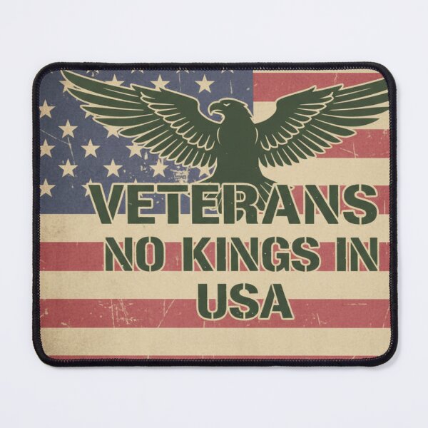 Item preview, VETERANS NO KINGS USA FLAG designed and sold by MA project.