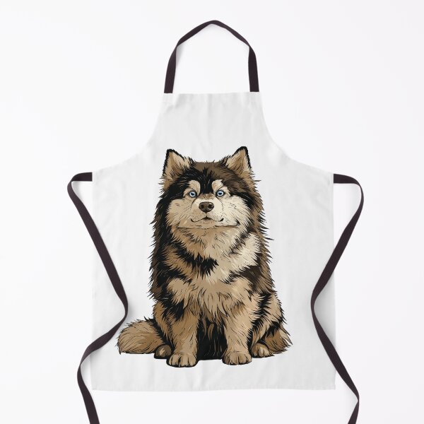 Item preview, Pomsky Dog Illustration designed and sold by whyitsme.