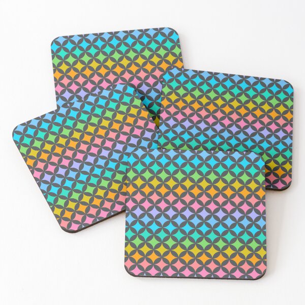 Item preview, Geometric Pattern: Circle Nested: Rainbow Chalk designed and sold by Red Wolf.
