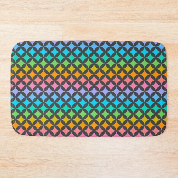 Item preview, Geometric Pattern: Circle Nested: Rainbow Chalk designed and sold by Red Wolf.