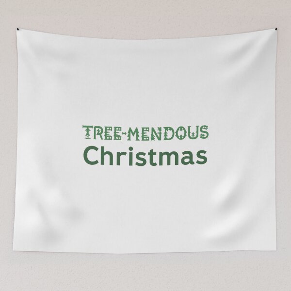 Item preview, Tree-mendous Christmas – Pun Typography Design, Minimal Holiday Vector designed and sold by xMErCUrY03x.