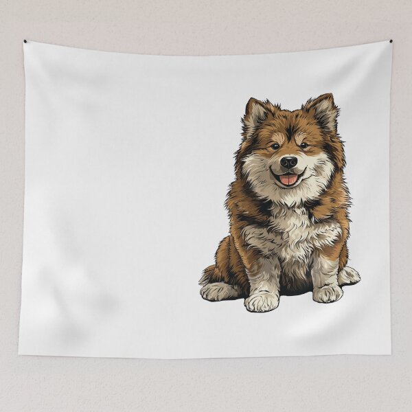 Item preview, Pomsky Dog Illustration designed and sold by whyitsme.