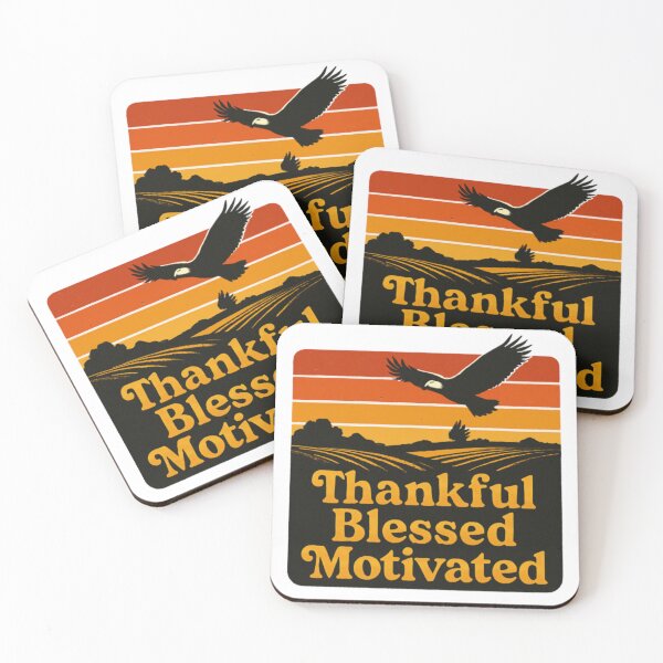 Item preview, Thankful, blessed, motivated designed and sold by JonysCreativeDesigns.