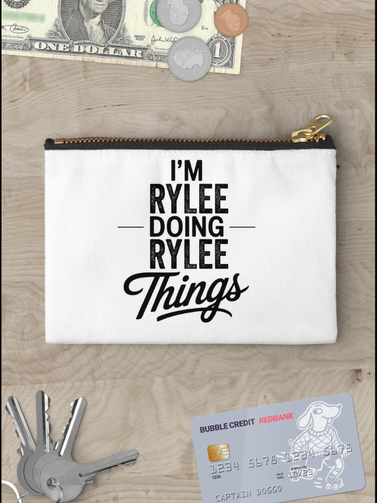 Thumbnail 3 of 4, Zipper Pouch, I'm Rylee Doing Rylee Things designed and sold by Oussinc.