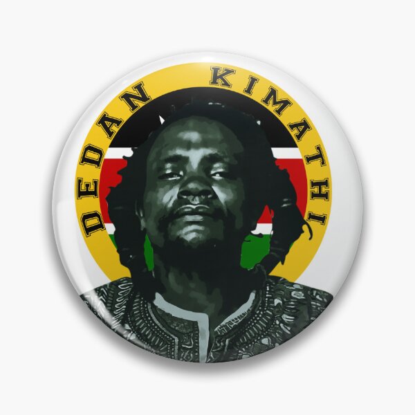 Item preview, Vintage Dedan Kimathi Kenyan freedom fighter | Pan-African icon designed and sold by Youngkev-arts.