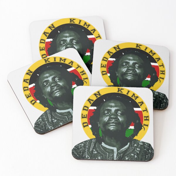 Item preview, Vintage Dedan Kimathi Kenyan freedom fighter | Pan-African icon designed and sold by Youngkev-arts.