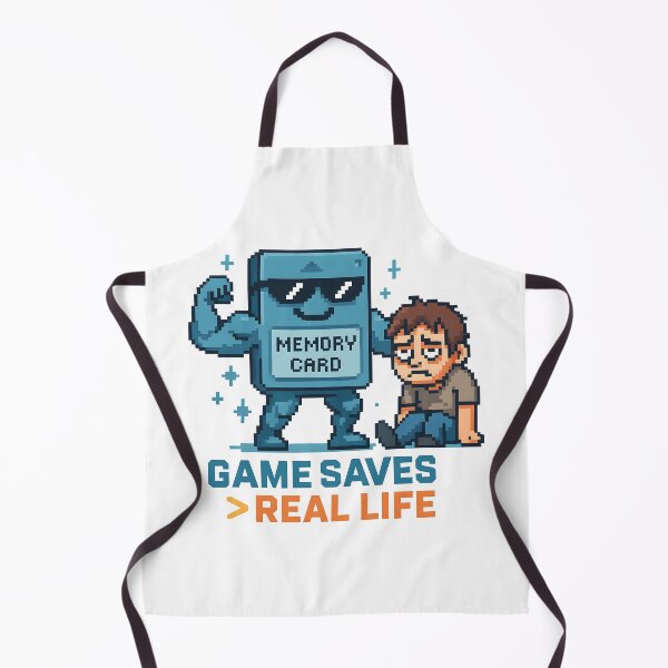 Item preview, Game Saves Greater Than Real Life Pixel. designed and sold by The-T-In-Retro.