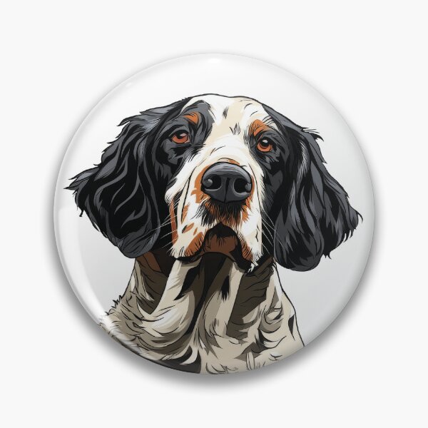 Item preview, Tri color English Setter Dog Illustration designed and sold by whyitsme.