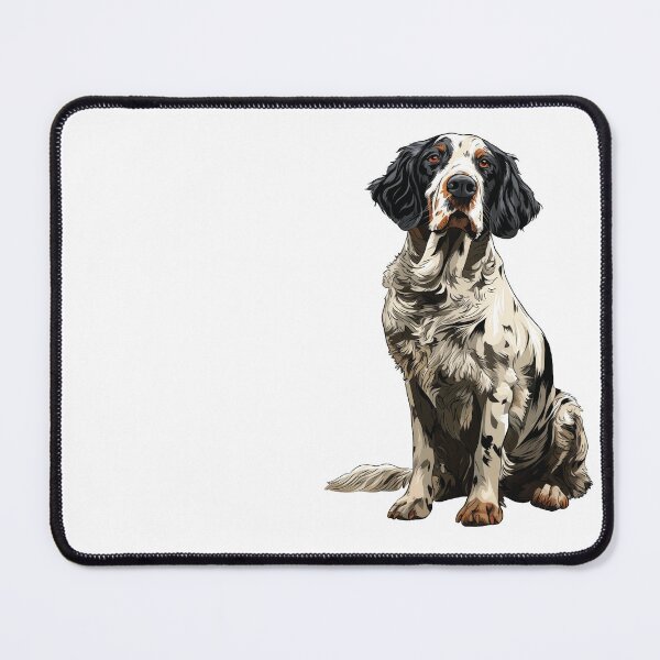 Item preview, Tri color English Setter Dog Illustration designed and sold by whyitsme.
