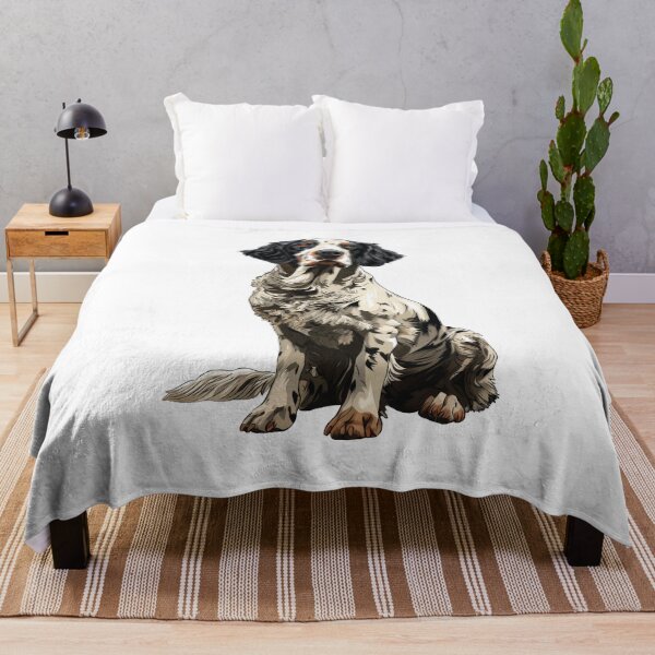 Item preview, Tri color English Setter Dog Illustration designed and sold by whyitsme.