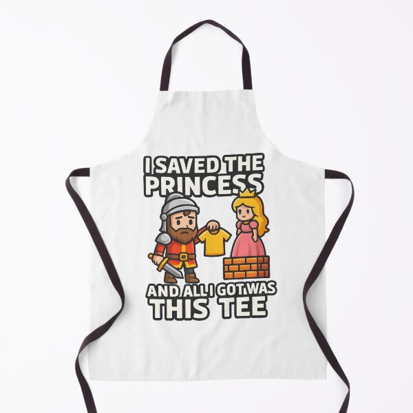 Item preview, I Saved the Princess Funny Gamer Reward. designed and sold by The-T-In-Retro.