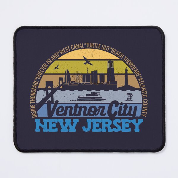 Item preview, Ventnor City New Jersey Sunset Retro Vintage Local Pride Logo designed and sold by CRHPOD20.