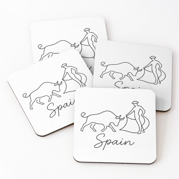Item preview, Spanish Bull and Matador – Minimalist One Line Art designed and sold by Mirkoniart.