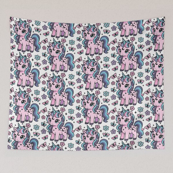Item preview, Kawaii Pastel Unicorn – Cute Celestial Butterfly and Flower Aesthetic Design designed and sold by dreamsagellc.