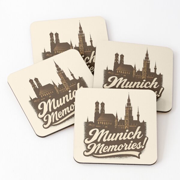 Item preview, Vintage Munich City Skyline Souvenir Germany Trip Memory Oktoberfest's Design designed and sold by Dantin.