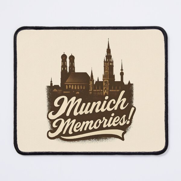 Item preview, Vintage Munich City Skyline Souvenir Germany Trip Memory Oktoberfest's Design designed and sold by Dantin.