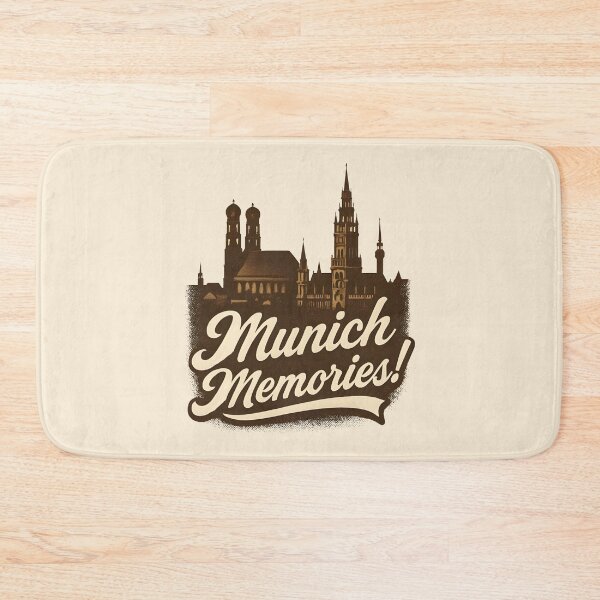Item preview, Vintage Munich City Skyline Souvenir Germany Trip Memory Oktoberfest's Design designed and sold by Dantin.