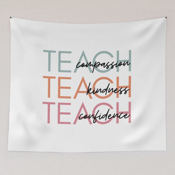 Item preview, Compassion Kindness Confidence Teacher designed and sold by stephenflashart.