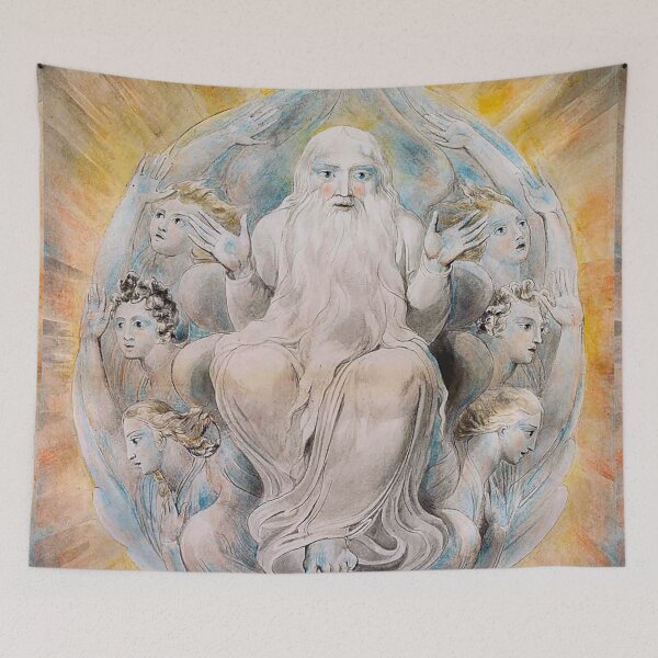 Item preview, HD God Blessing the Seventh Day, by William Blake HIGH DEFINITION designed and sold by MINDTHECHERRY.
