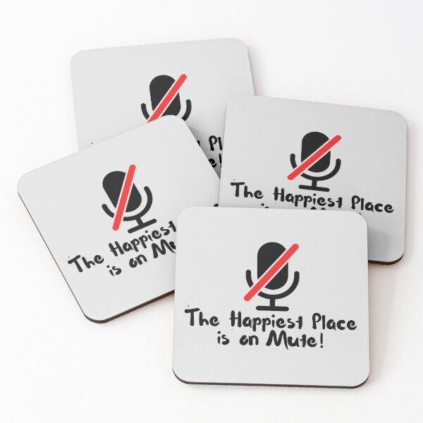 Item preview, “The Happiest Place on Mute” – Funny Work-From-Home Design designed and sold by SimplyJasper.
