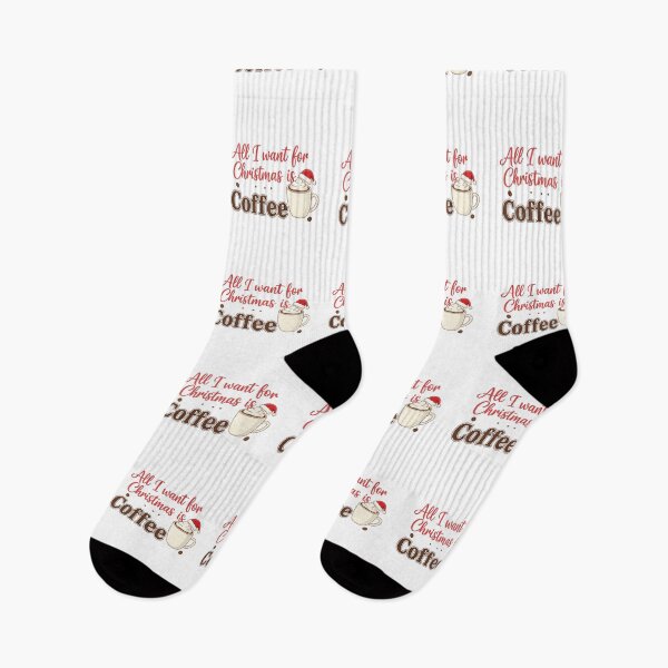 Item preview, All I Want for Christmas is Coffee – Funny Christmas design for coffee lovers designed and sold by Khatare.
