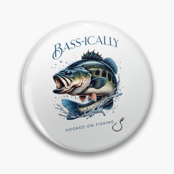 Item preview, Bass-ically Hooked On Fishing designed and sold by Stencil Crafts.