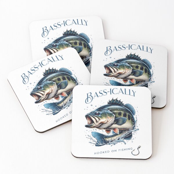 Item preview, Bass-ically Hooked On Fishing designed and sold by Stencil Crafts.