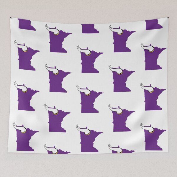 Item preview, Minnesota Vikings State with Horns SKOL designed and sold by DopeTeezCompany.