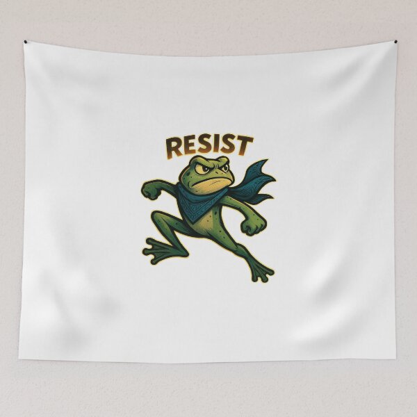 Item preview, Portland Frog - Resist Frog - Frog Resist - Voice of RESISTANCE  designed and sold by medarabon04.