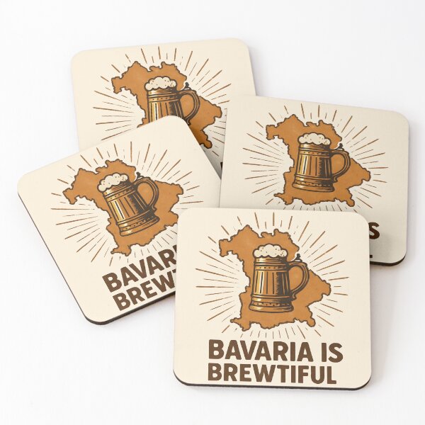 Item preview, Bavaria is Brewtiful Pun Beer Stein Germany Map Funny Gift Oktoberfest's Design designed and sold by Dantin.