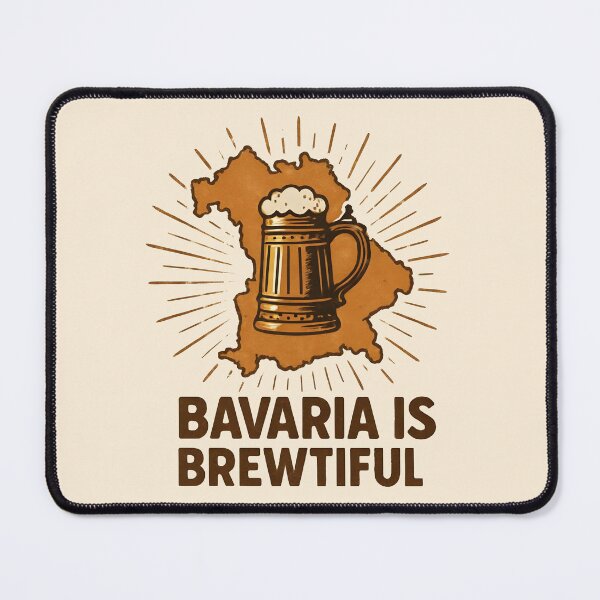 Item preview, Bavaria is Brewtiful Pun Beer Stein Germany Map Funny Gift Oktoberfest's Design designed and sold by Dantin.