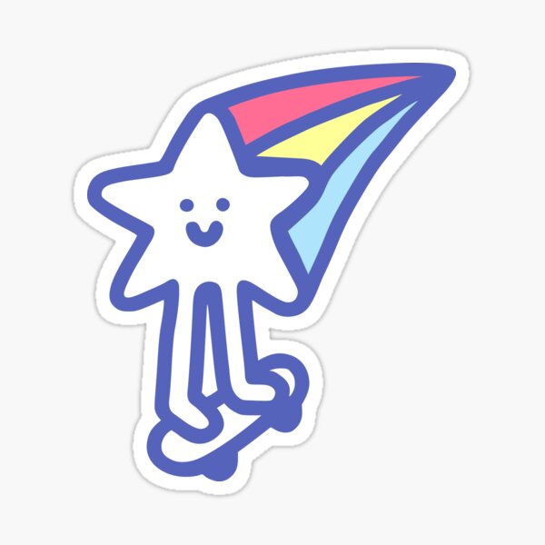  1620 Holographic Rainbow Small Star Stickers for Kids