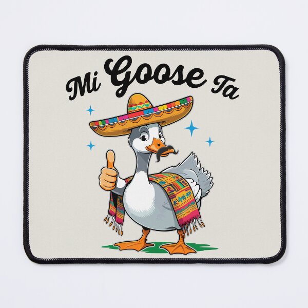Item preview, Mi Goose Ta Funny Fiesta Goose Sombrero Pun designed and sold by GooseLogic.