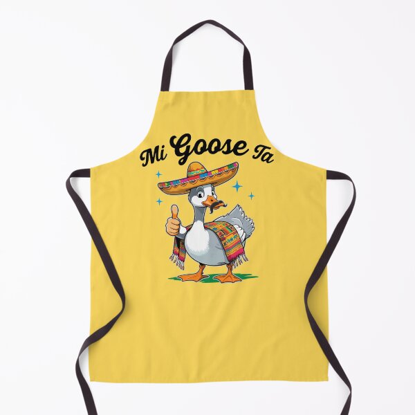 Item preview, Mi Goose Ta Funny Fiesta Goose Sombrero Pun designed and sold by GooseLogic.