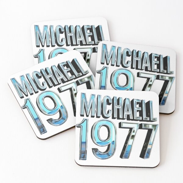 Item preview, Michael 1977 Retro Classic Birthday designed and sold by AlexLineArt.