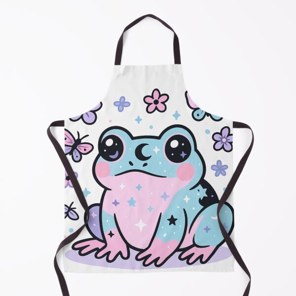 Item preview, Kawaii Pastel Frog – Cute Moon and Butterfly Celestial Aesthetic Design designed and sold by dreamsagellc.