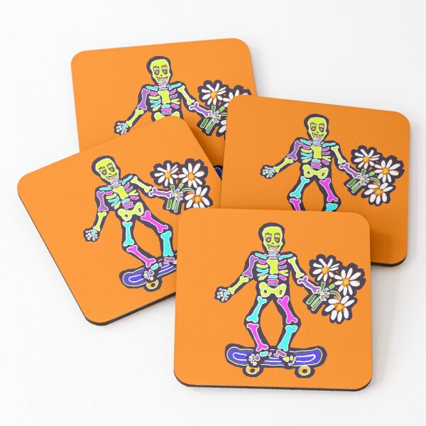 Item preview, Skateboarding Skeleton designed and sold by Colorfulmaiden.